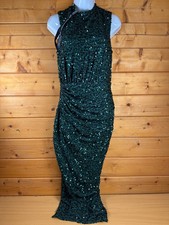 AX Paris Womens Green Sequin