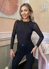 AX Paris UK Size 16 Black Long