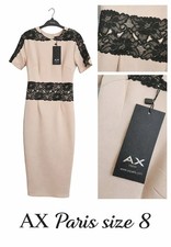 Ax Paris Nude Dress with Black