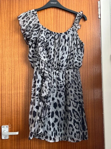 Paris leopard print ruffled - ax,