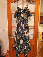 AX Paris Leaf Print Asymmetric