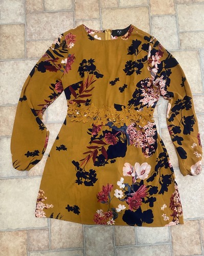 Paris mustard floral - ax,